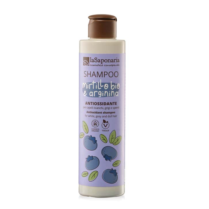 Shampoo Antiossidante Mirtillo Bio e Arginina - La Saponaria