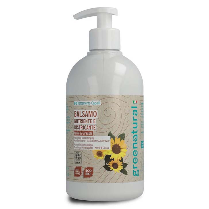 Balsamo Nutriente e Districante Karitè e Girasole 500ml - Greenatural